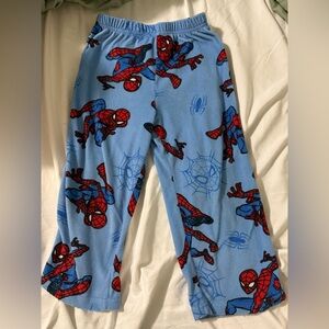 Spiderman Kids Pajama Bottoms - Blue and Red